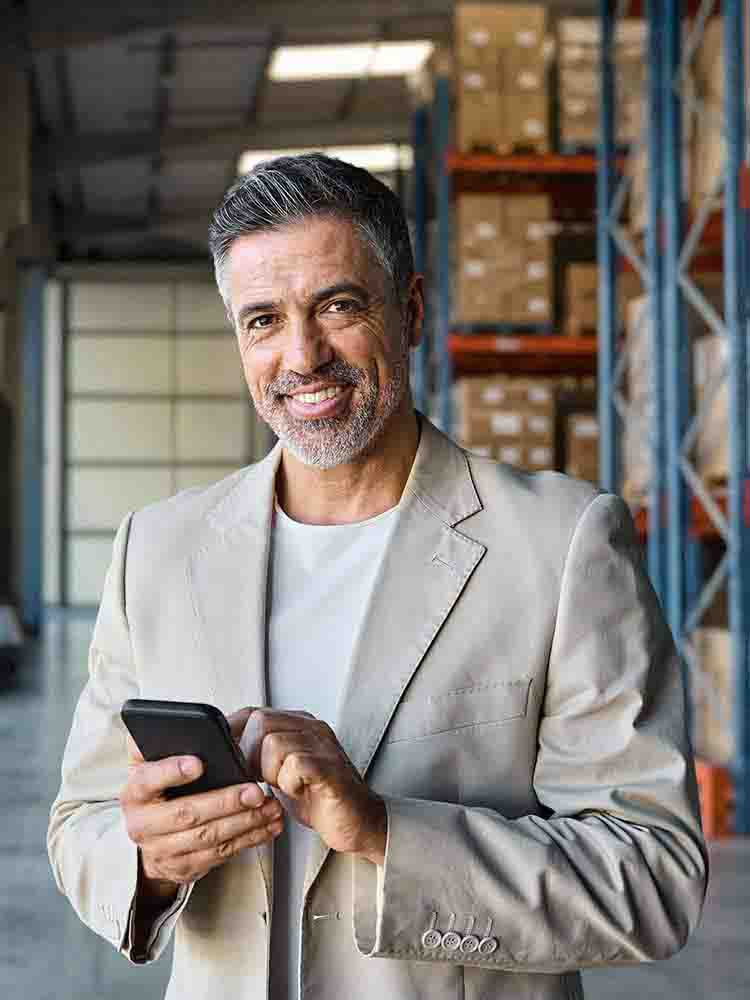 Logistics worker