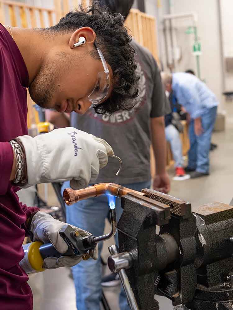 Plumbing Technology Student