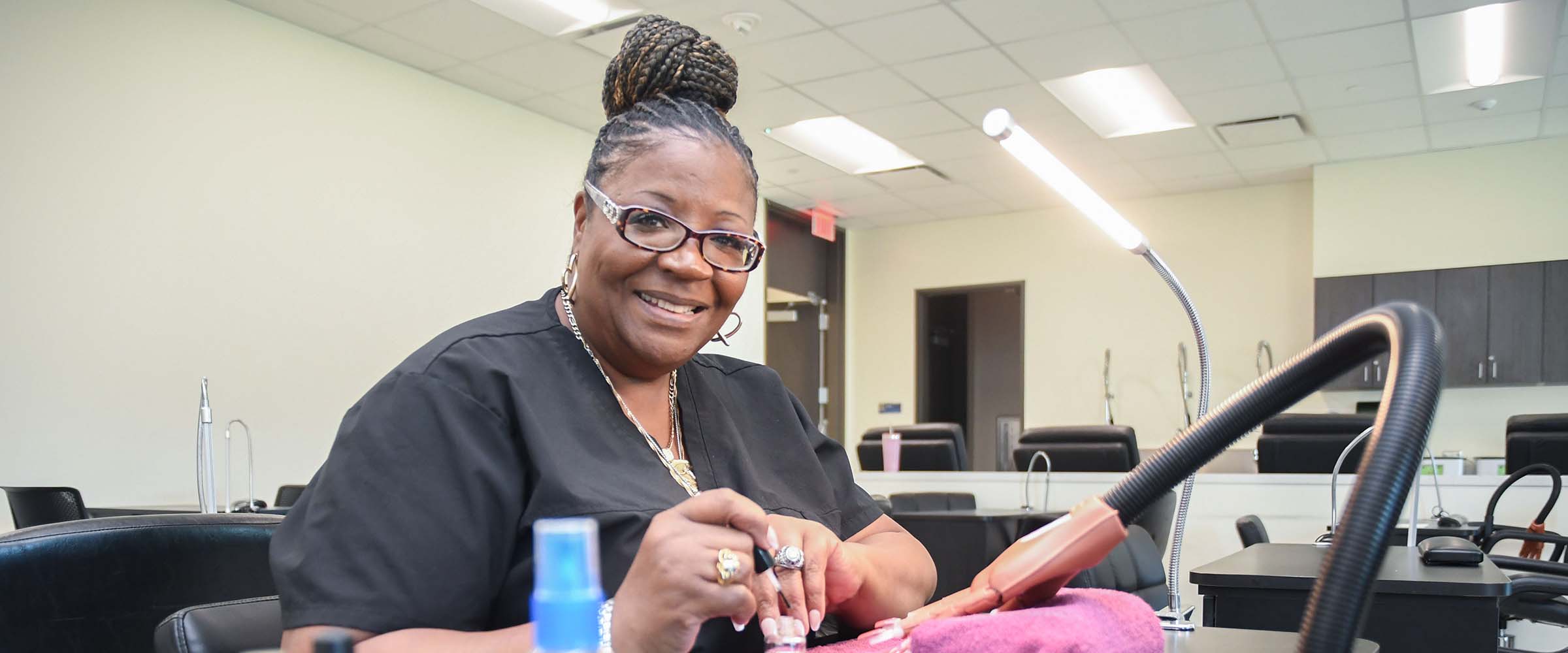 rhonda campbell, cosmetology student