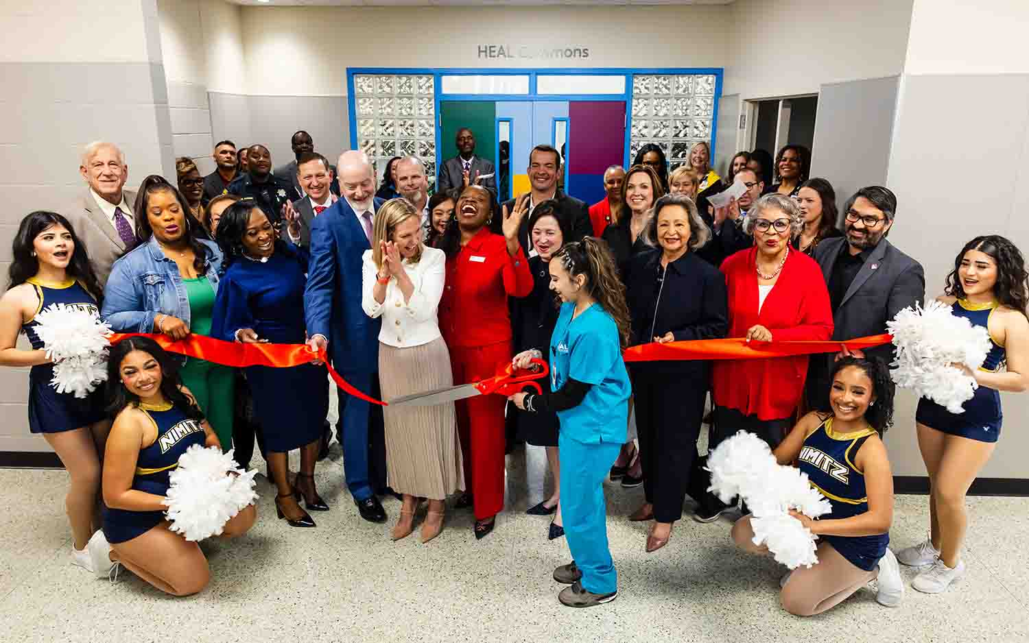 Ribbon Cutting For HEAL Program at Nimitz High School
