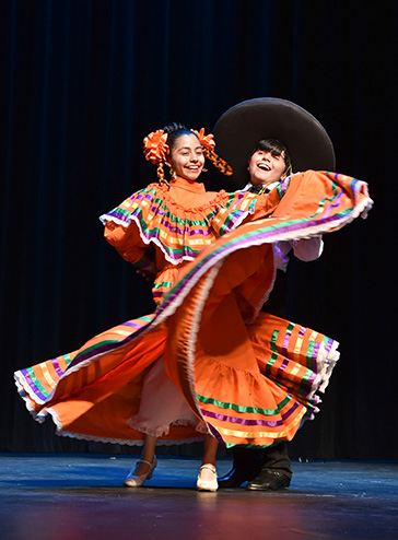 Mixteco Ballet Folklorico School of Dance and the Burbank Middle School Folklorico Dance Team