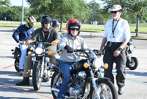 Motorcycle rider course
